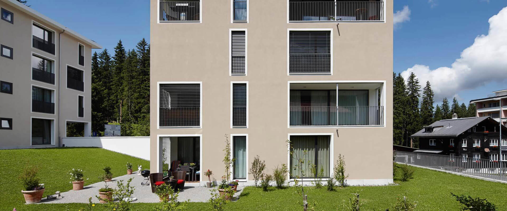 Ueberbauung Roessl  Arosa