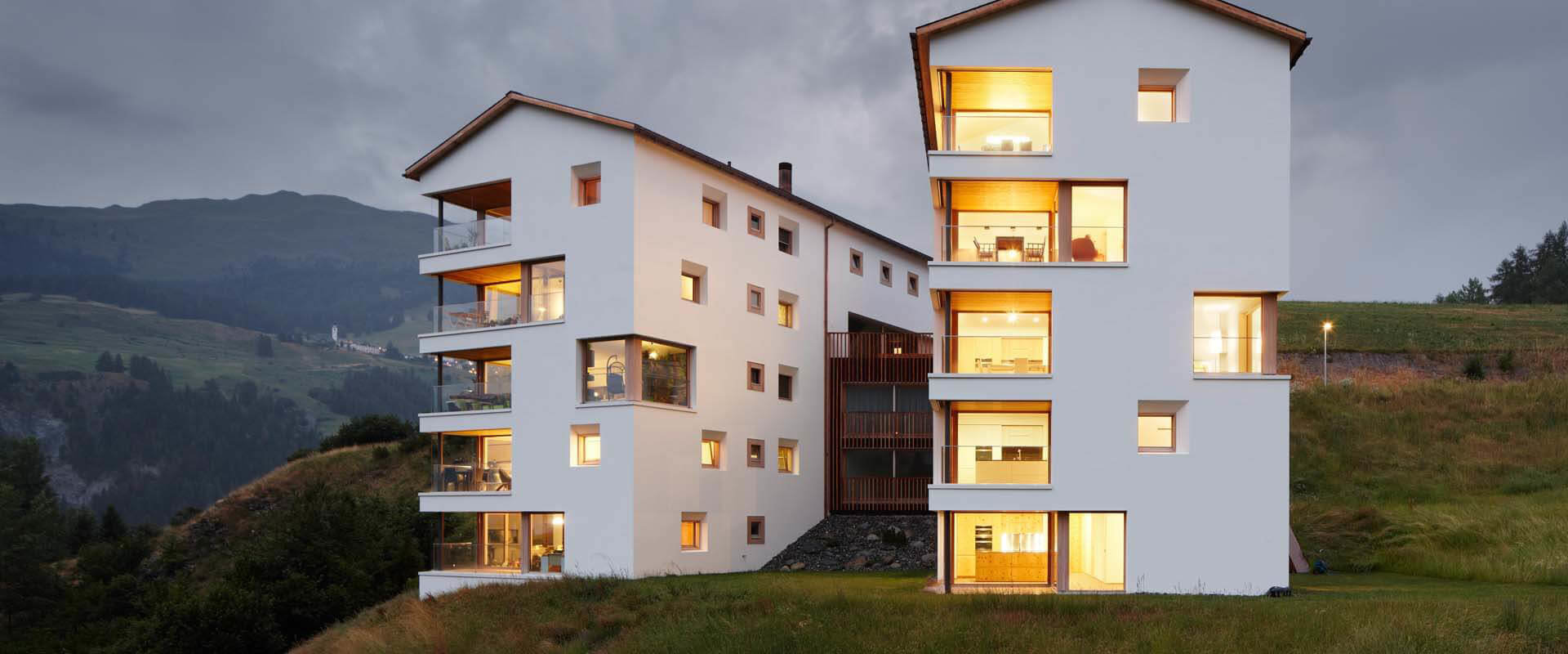 Ueberbauung Curtin Tarasp