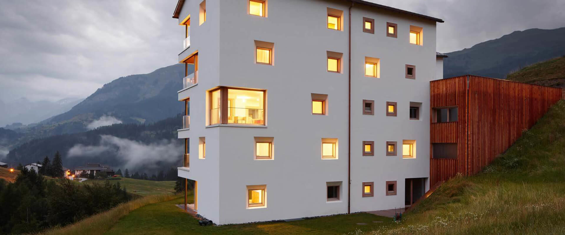 Ueberbauung Curtin Tarasp